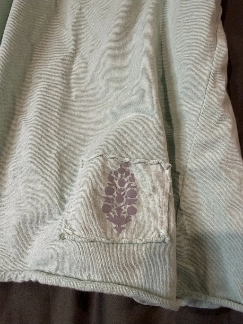 *SOLD* FP Movement by Free People Oversized Short Sleeve Tee in Light Mint - Picture 3 of 4